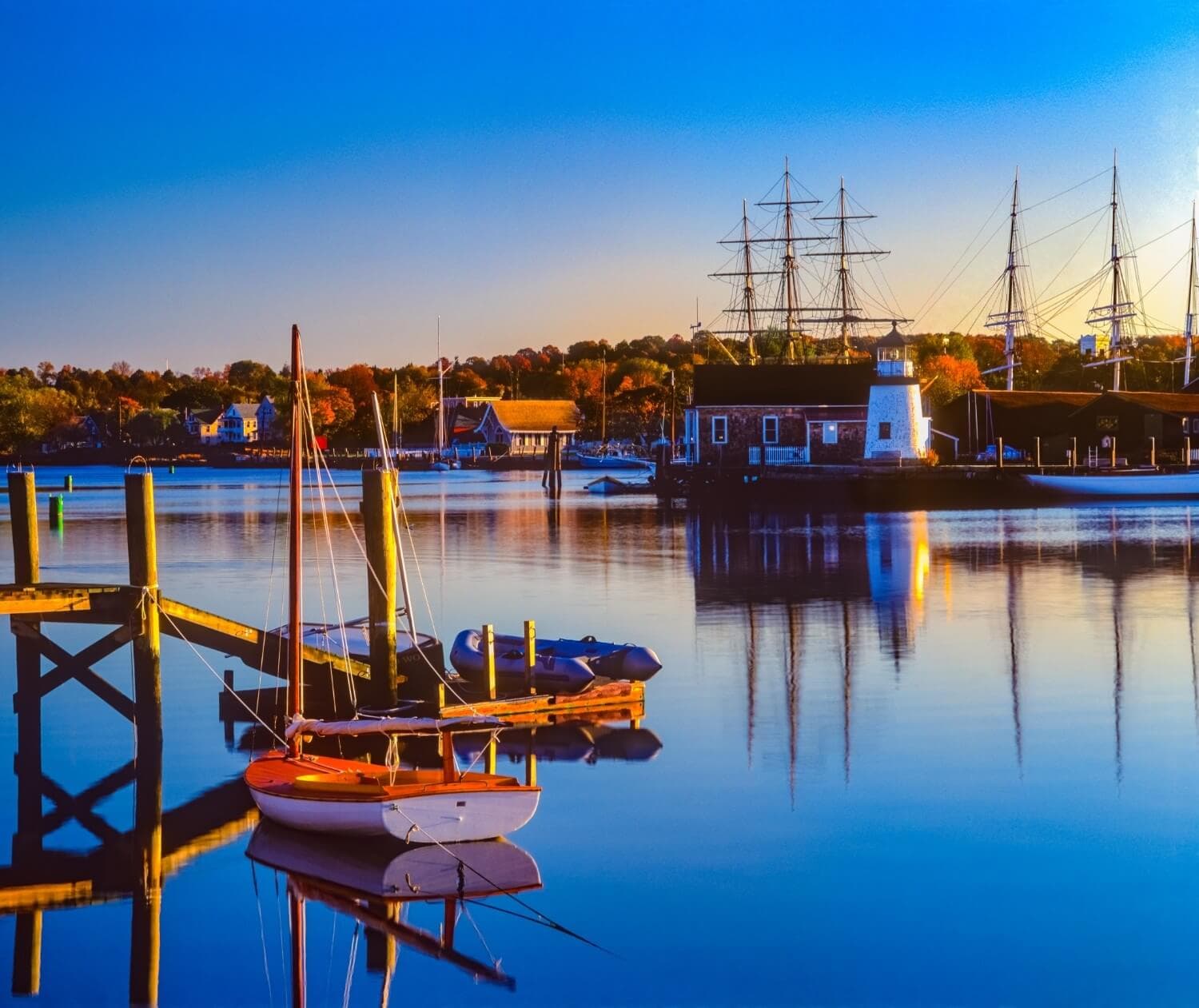 New London, Connecticut — Bluewater Syndicate flagship home port at Crocker's Boatyard